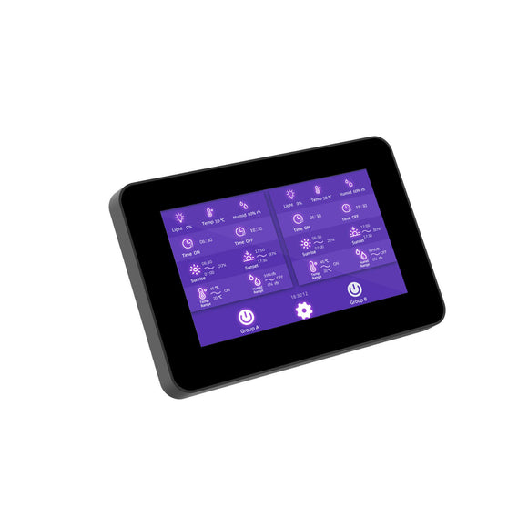 HBC-002 Smart LED Grow Light Controller - RJ14 Compatible, Adapts to RJ45, RJ11, & RJ12 Ports for Universal Use