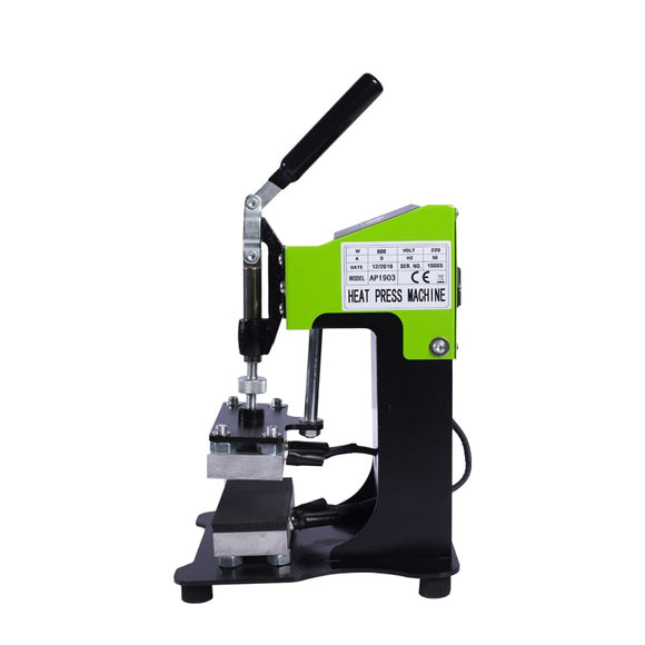 RP-500 Mini Heat Press Machine For Rosin-  600W, 2 Ton, 2.4" x 3.6" Plate, Manual, Home Use