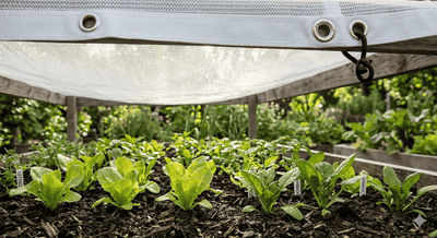 30% Shade White Cloth for Plants | UV Resistant HDPE Garden Sunblock Mesh - 0