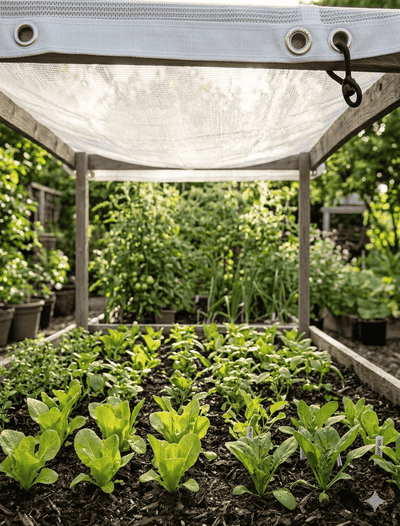 30% Shade White Cloth for Plants | UV Resistant HDPE Garden Sunblock Mesh
