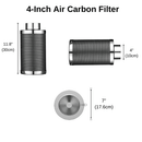Carbon Filter for Grow Tent | Air Carbon Filter | 4 Inch/6 Inch/8 Inch/10 Inch/12 Inch Carbon Filter | Cultiuana AW-171-8