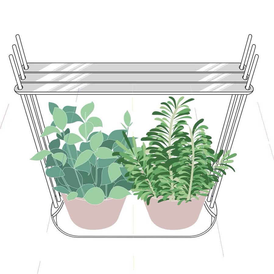 Small Grow Lights for Houseplants | Houseplant Lights | Grow Lights for Indoor Plants | Cultiuana QI-101 Grow Light Bar - 0