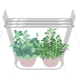 Small Grow Lights for Houseplants | Houseplant Lights | Grow Lights for Indoor Plants | Cultiuana QI-101 Grow Light Bar - 0