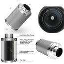 Inline Fan With Carbon Filter And Thermostat - 4 Inch | 6 Inch | 8 Inch Options-5