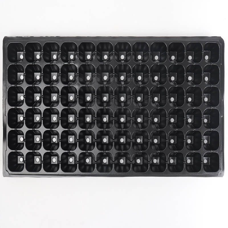 72 Cell Seed Starter Trays - 10 Pack for Seed Propagation with Drain Holes, Reusable Seed Planter Trays - 0