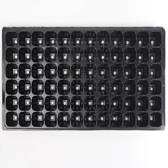 72 Cell Seed Starter Trays - 10 Pack for Seed Propagation with Drain Holes, Reusable Seed Planter Trays