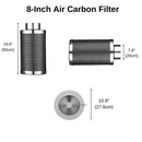 Carbon Filter for Grow Tent | Air Carbon Filter | 4 Inch/6 Inch/8 Inch/10 Inch/12 Inch Carbon Filter | Cultiuana AW-171-10