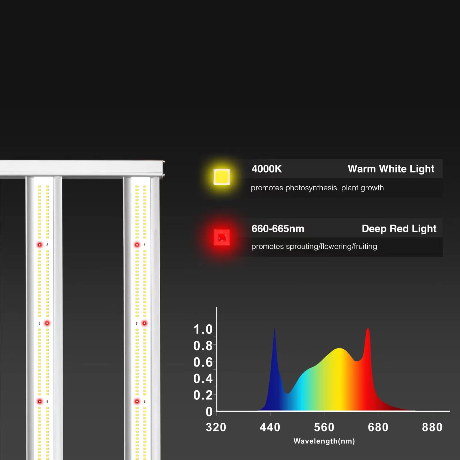 <p><strong>800 Watt LED Grow Lights</strong></p>