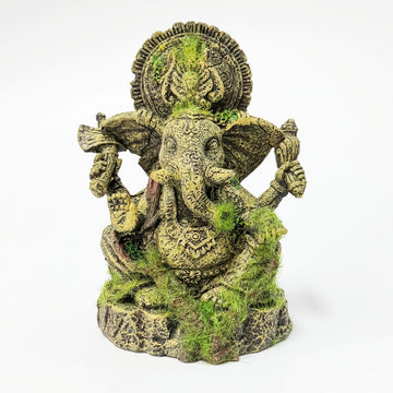 Aquarium Elephant God Statue Ornament