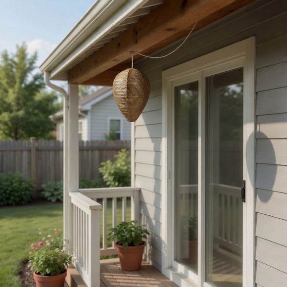 Fake Wasp Nest for Carpenter Bees