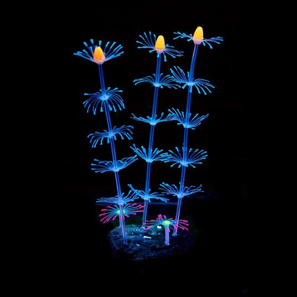 Fluorescent Artificial Coral Ornament Aquarium Statue Decorations