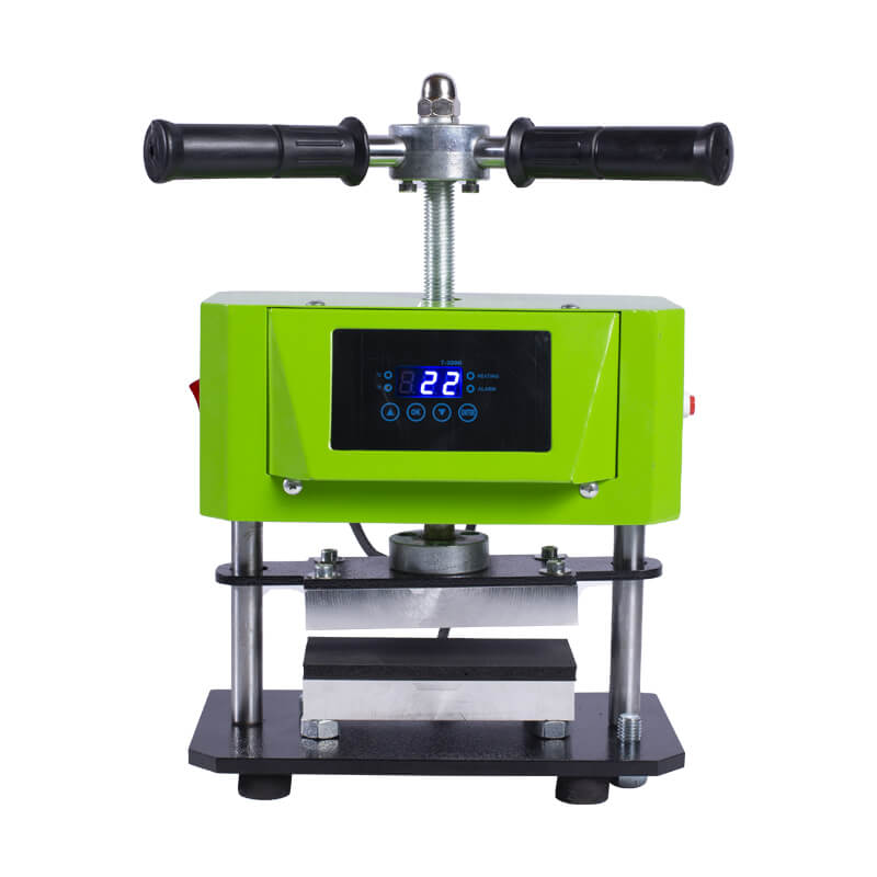 RP-110 Heat Press Machine For Rosin- 680W,  5 Ton, 110V/220V, 3''X5'' Plates, Hand Spinning