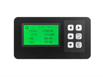 LED Grow Light Controller | Grow Light Dimmer | Universal LED Grow Light Controller | Cultiuana CTC-008 Grow Light Controller For Single Grow Room - 0-10V, Sunrise & Sunset, RJ-14, Up to 30 Units