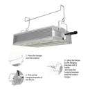 850w LED Grow Light | High Yield Grow Light | Shop Grow Lights | 850 Watt LED Grow Light for Indoor Plants -  Samsung LEDs, Full Spectrum, 730nm, High Yield Lights, 6'x4' Coverage-5