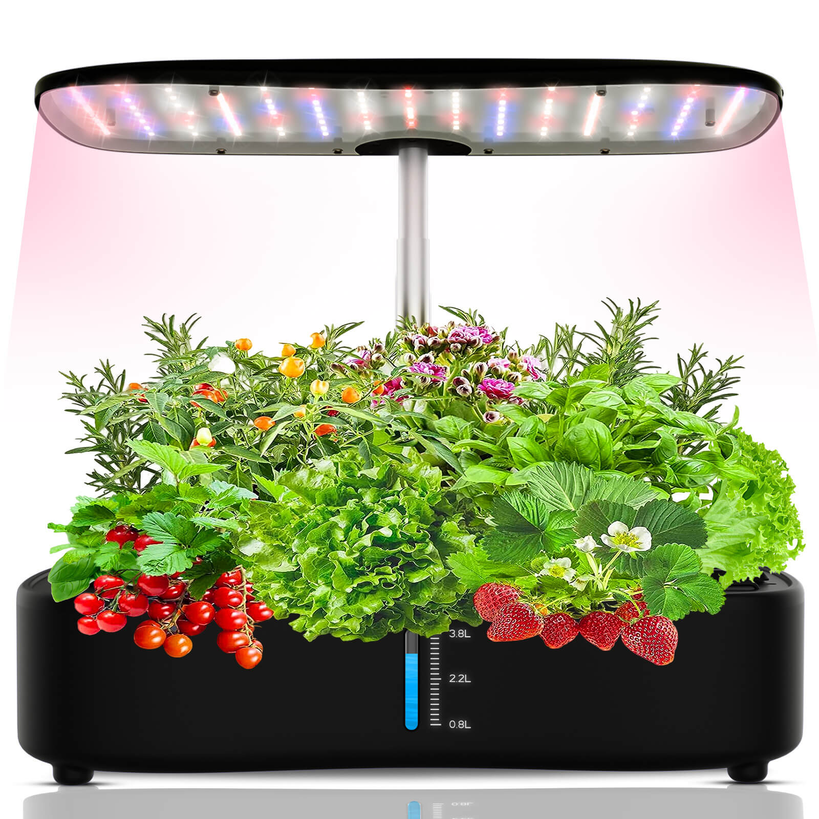 Hydroponic Growing System 24 Watt | Indoor Hydroponic Garden | Grow Machine Indoors | Cultiuana