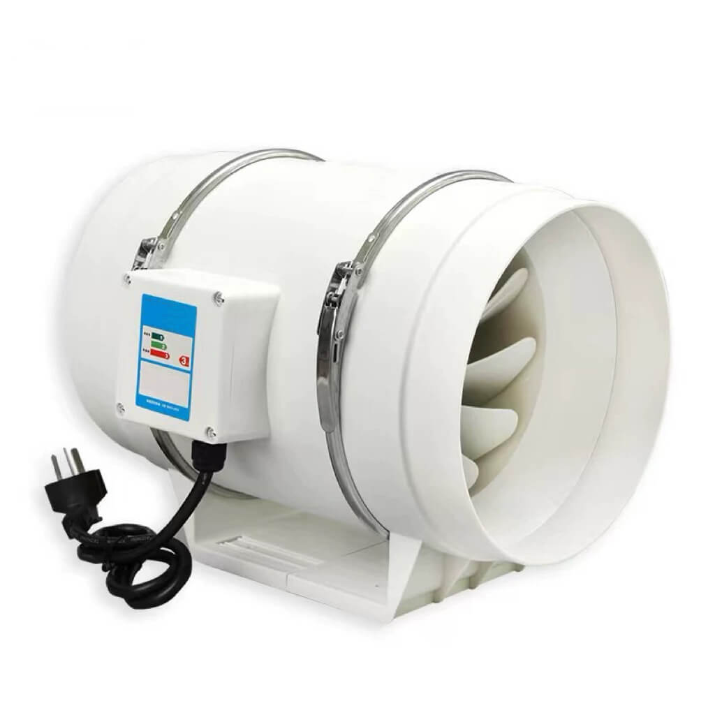 Inline Exhaust Fan for Grow Tent | 3/4/6/8 Inch Inline Duct Booster Fan | Cultiuana DTO-102