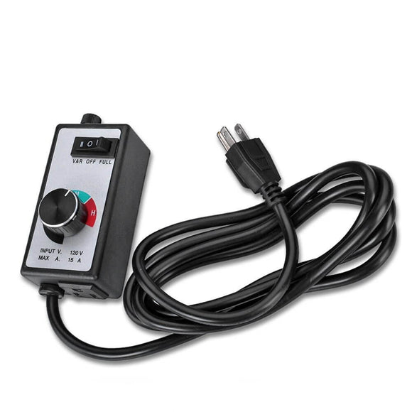 120V 15A Inline Fan Speed Controller | Line Duct Fan Variable Speed Controller | Cultiuana HHY-919