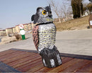 Predator Decoys for Birds | Rotating Head Owl Decoy | Motion Activated Solar Powered Owl Decoy for Birds-6