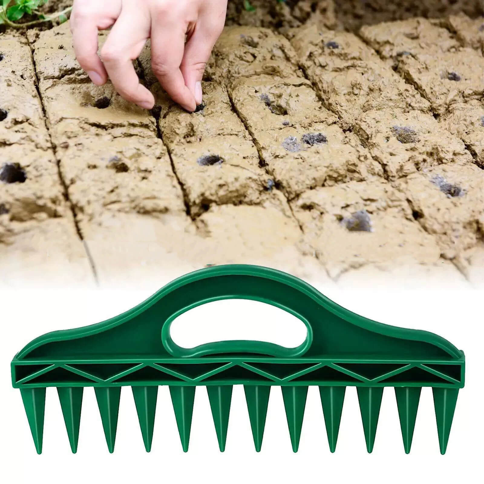 Handheld Dibber for Planting Seeds In Spring | Seed Digger Tool | Seed Spacer | Cultiuana SPT-393