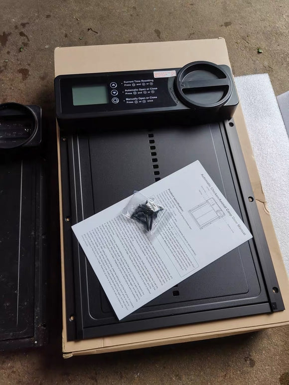 Automatic Chicken Coop Door | Solar | Anti-pinch | Light Sensor