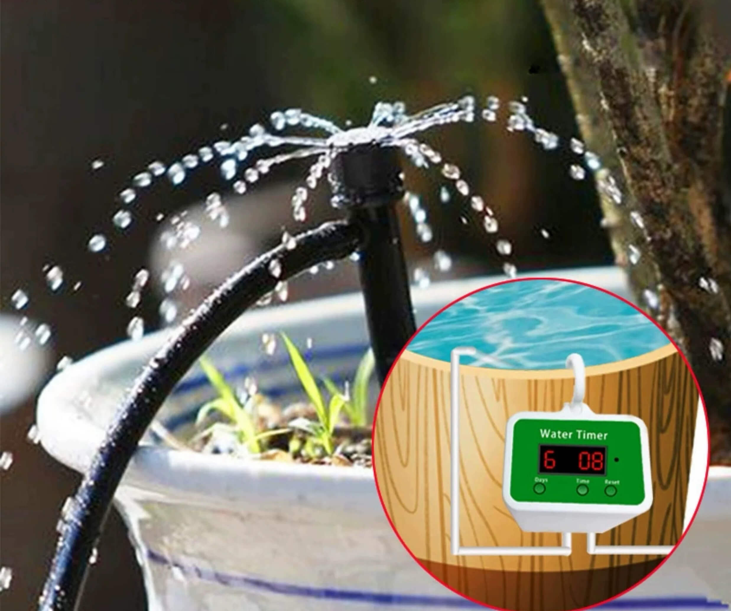 Automatic Vacation Watering System For Potted Plant | Automatic Water Planter