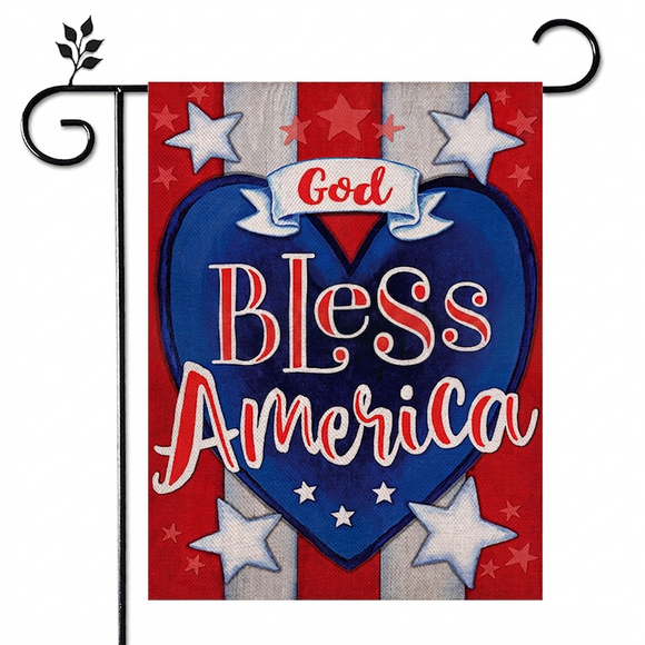 Garden Flags With Stand - 12" x 18"