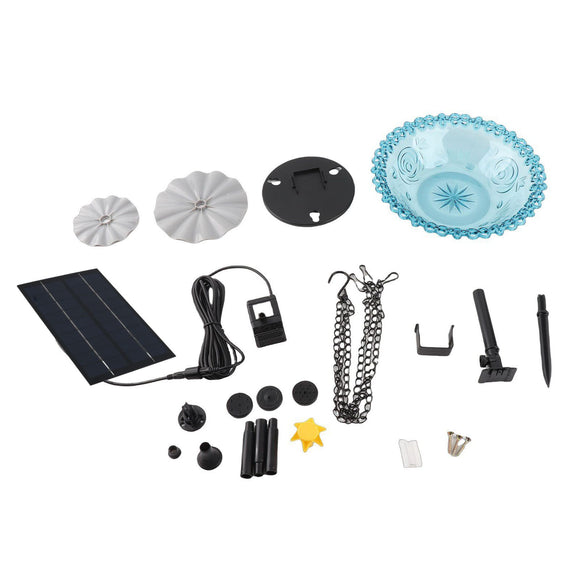 Solar Heater for Bird Bath | Solar Fountain for Bird Bath | Small and Eco-Friendly