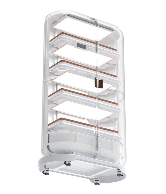 HydroCropBox Automated Hydroponic Home Grow System - Vertical Grow Box, For Indoor Plants