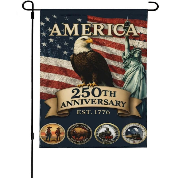 Garden Flags With Stand - 12" x 18"