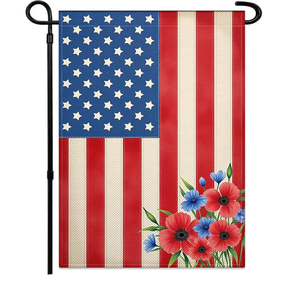 Garden Flags With Stand - 12" x 18"