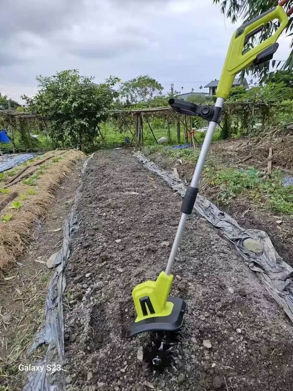 Electric Tiller Cultivator | Garden Tiller | Lightweight Cordless Tiller | Cultiuana TYW-853