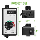 120V 15A Inline Fan Speed Controller | Line Duct Fan Variable Speed Controller | Cultiuana HHY-919-4