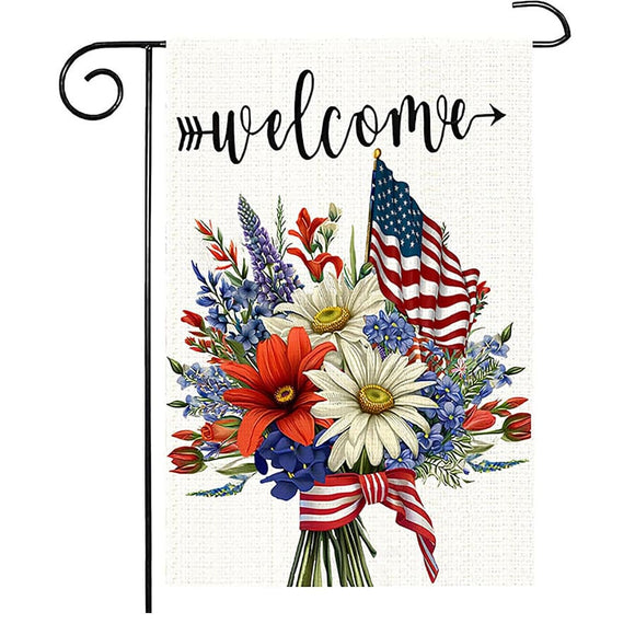 Garden Flags With Stand - 12" x 18"