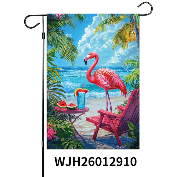 Garden Flags With Stand - 12" x 18"