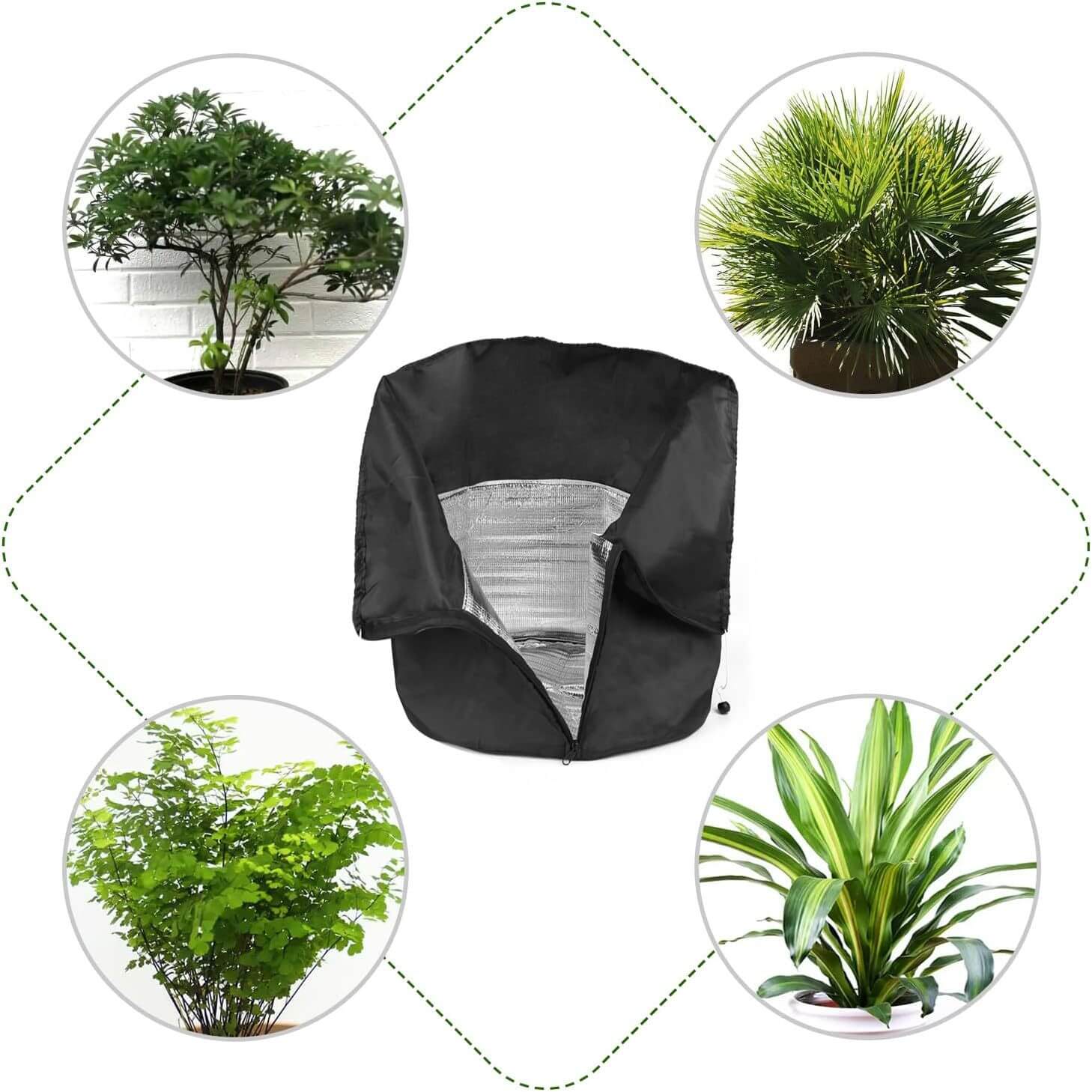 Potted Plant Cover | Frost Cover for Plants | Flower Pot Cover | Cultiuana