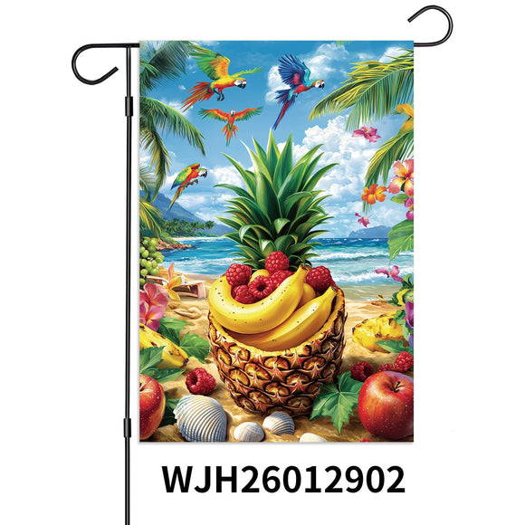 Garden Flags With Stand - 12" x 18"