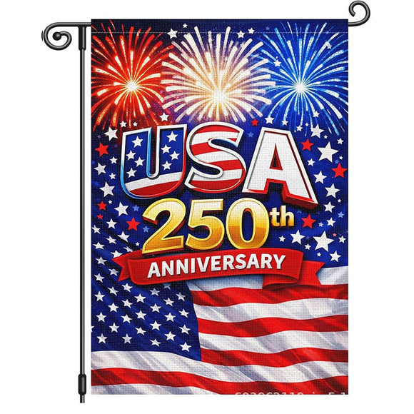 Garden Flags With Stand - 12" x 18"