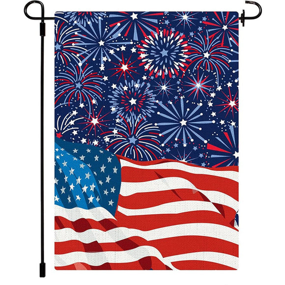 Garden Flags With Stand - 12" x 18"