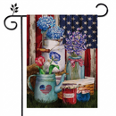 Garden Flags With Stand - 12" x 18"-34