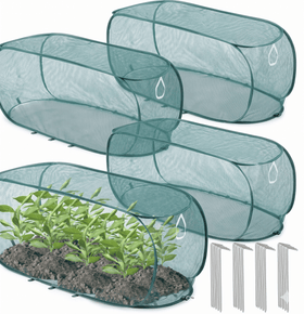 Pop Up Plant Covers | Row Covers for Vegetable Garden