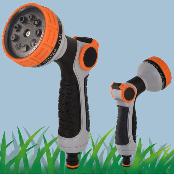 Garden High Pressure Water Hose Nozzle (9 Settings) | Garden Hose Water Pressure | Cultiuana