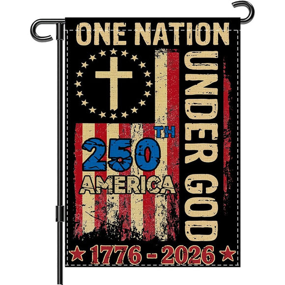 Garden Flags With Stand - 12" x 18"