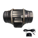 Smart Inline Duct Fan System With Controller |10 Speed Control | Temp Control | Humidity Control| Cultiuana-10