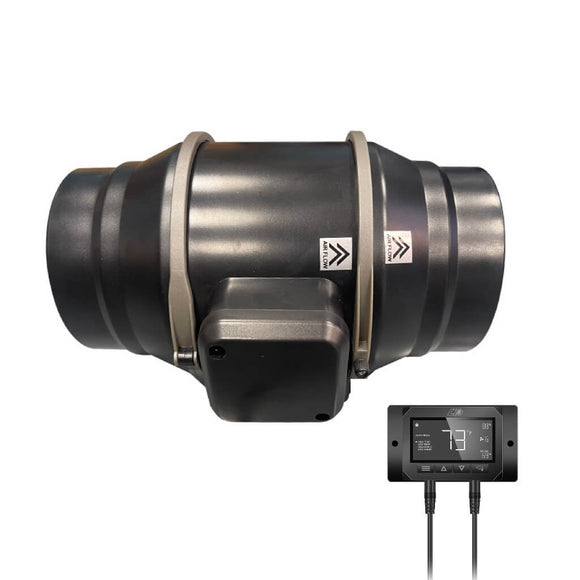 Smart Inline Duct Fan System With Controller |10 Speed Control | Temp Control | Humidity Control| Cultiuana