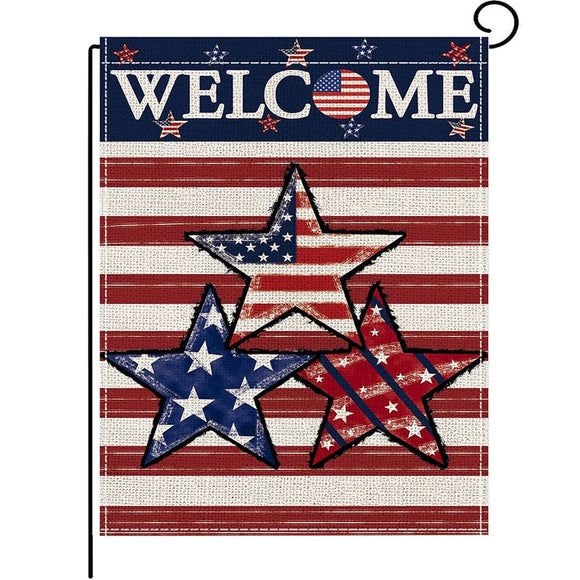 Garden Flags With Stand - 12" x 18"