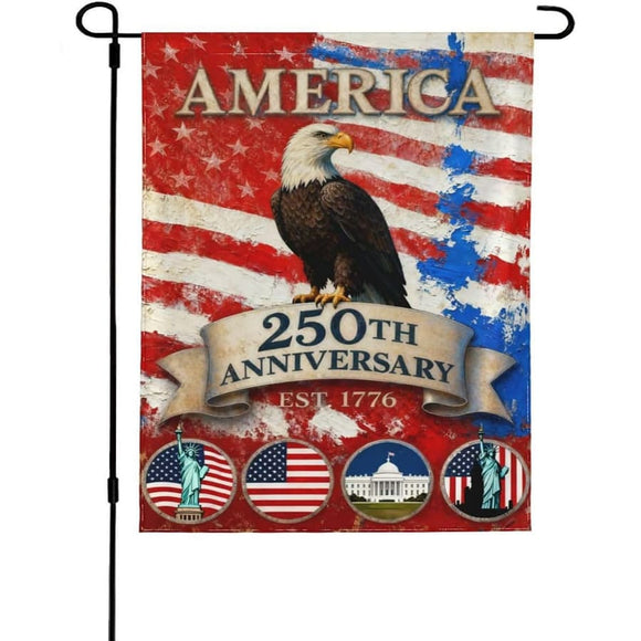 Garden Flags With Stand - 12" x 18"