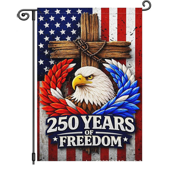Garden Flags With Stand - 12" x 18"
