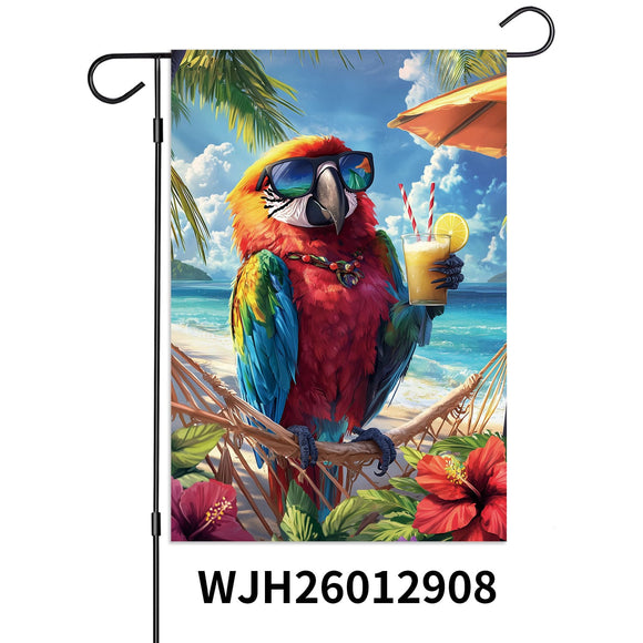 Garden Flags With Stand - 12" x 18"