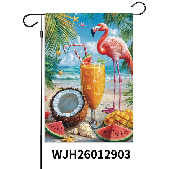 Garden Flags With Stand - 12" x 18"