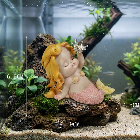 Aquarium Statue Decorations - Mermaid